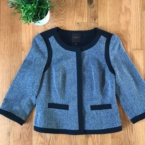 The Limited Gray and Black Blazer/Dress Jacket